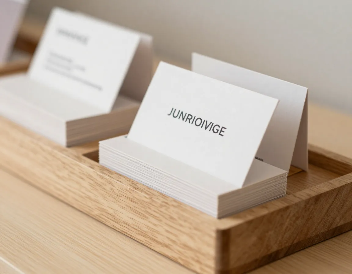 Showroom för visitkort